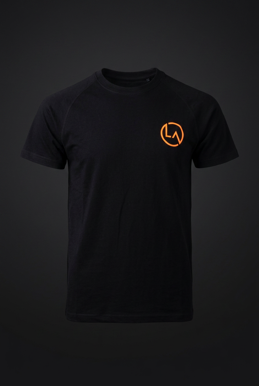 Active Cotton short sleeve performance t-shirt with the Lock Apparel mark